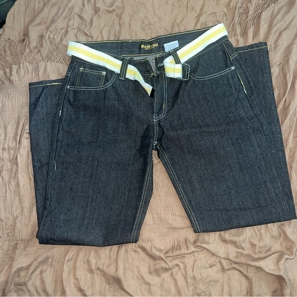 OLD SCHOOL Men’s Jeans with Belt